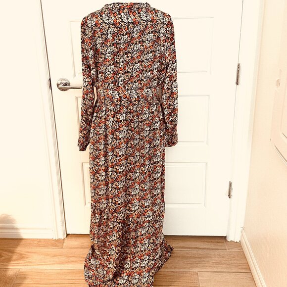 MOLLY BRACKEN BUTTONDOWN MAXI DRESS MEDIUM - Picture 7 of 7